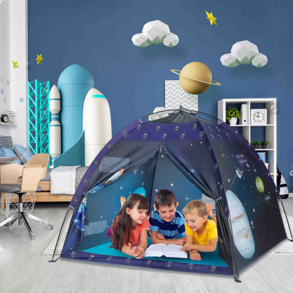 Space World Play Tent-Kids Galaxy Dome Tent Playhouse for Boys and Girls Imaginative Play-Astronaut Space for Kids Indoor and Outdoor Fun, Perfect Kid’s Gift - Image 4