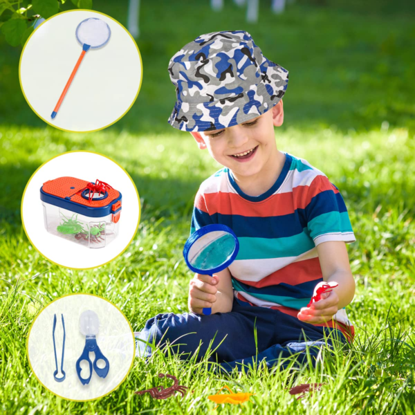 Kids Camping Set with Tent 42pcs - Camping Gear Toy with Pretend Play Tent Outdoor Toy for Toddlers Birthday Gift - Image 5