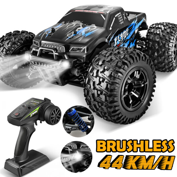 Remote Control Car - 1:16 High Speed Fast RC Cars, 40KM/H 4WD RC Truck, RC Drift Car for Kids Adults , Off Road Variable-Speed Vehicle with 2 Rechargeable Battery - Image 2